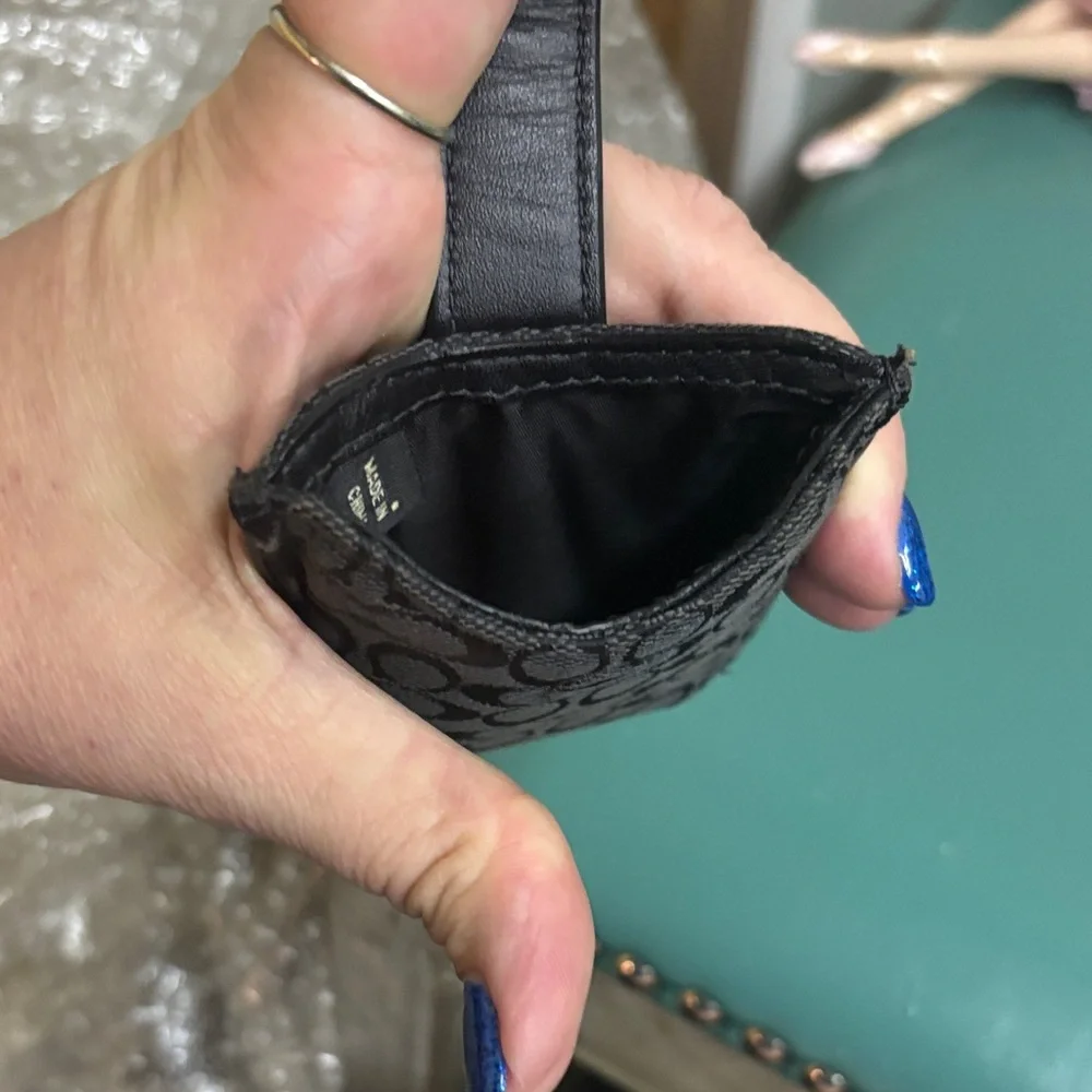 Coach Signature Black Phone Holster